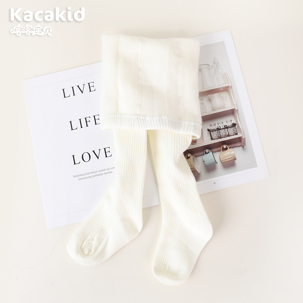 Picture of Children's Velvet Type a Leggings Baby Winter Warm Pantyhose Baby Thickeneded Pantyhose Girls Girls Wholesale
