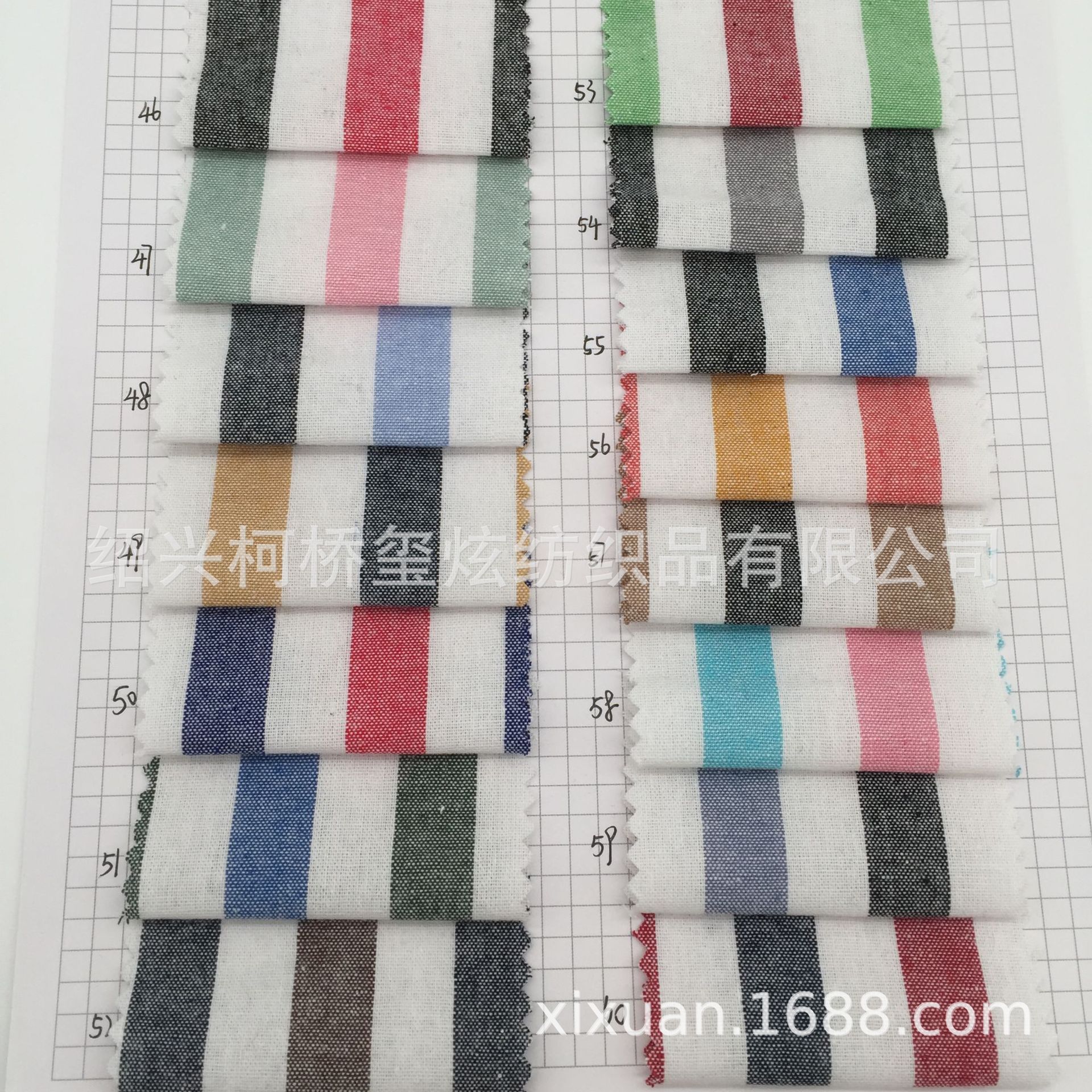 New cotton 3 color striped yarn-dyed shirt fabric a large number of in stock supply from the best