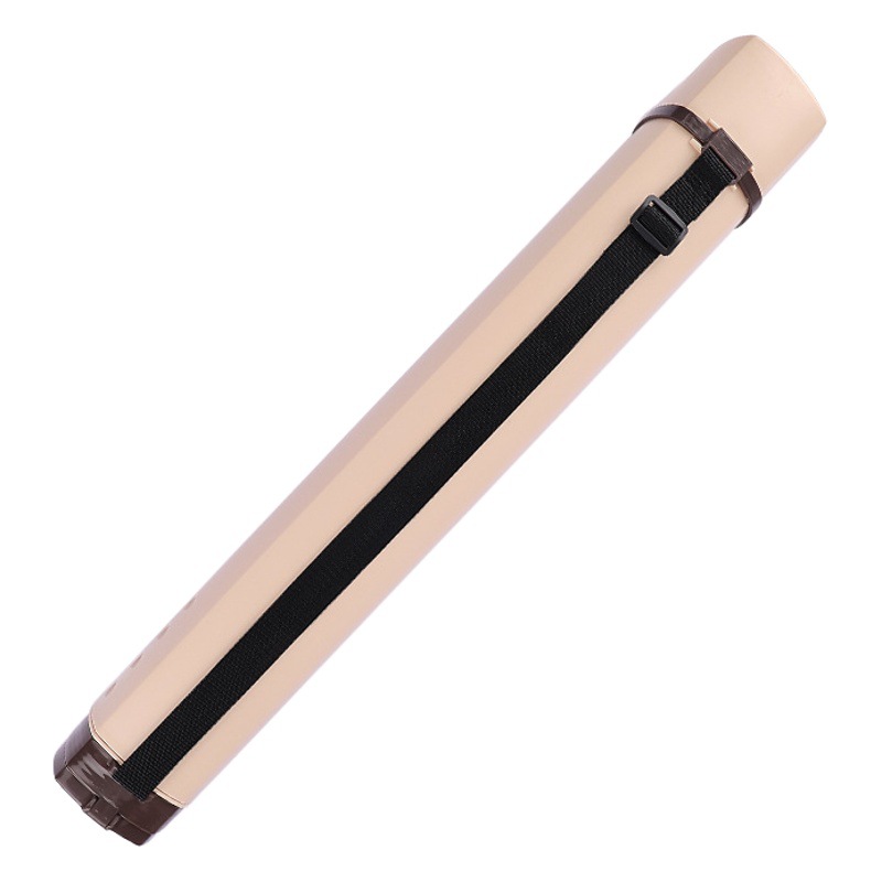 Large telescopic painting cylinder square flip cylinder portable plastic calligraphy and painting collection cylinder painting paper moisture-proof storage barrel wholesale
