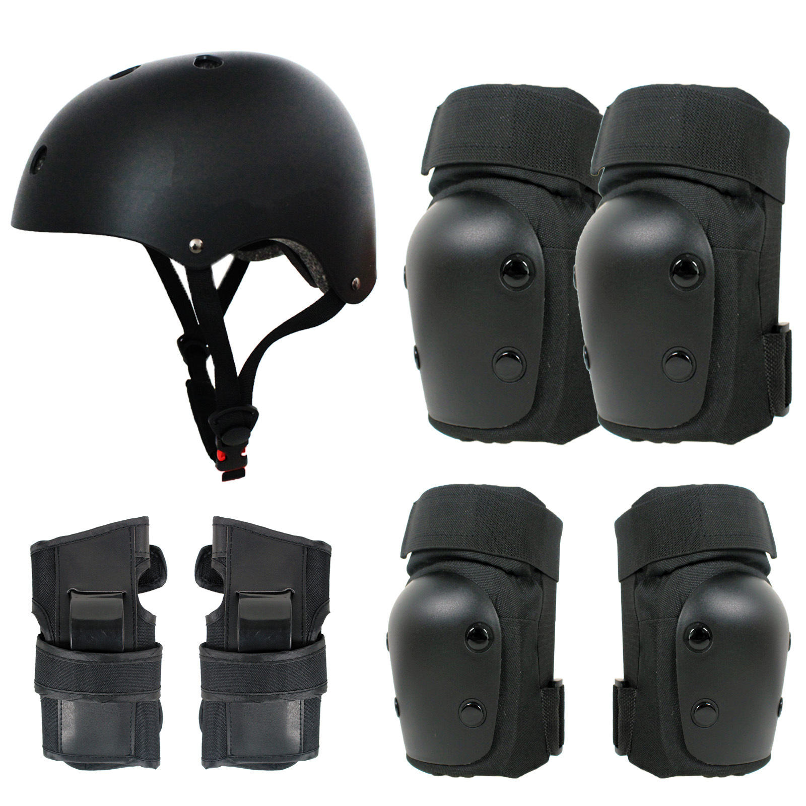 Skateboard Protectors Helmet suit Professional Anti-fall Knee Protectors Full Set of Roller Skating Equipment Adult and Child Protective Equipment