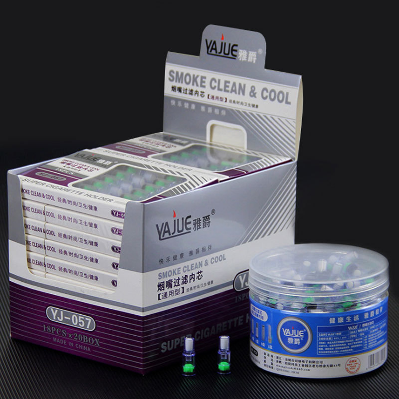 Ya Jue/Jue You Cigarette Holder YJ-057 Cigarette Holder Cigarette Core Filter Inner Core 18 Cigarette Holder Universal Type