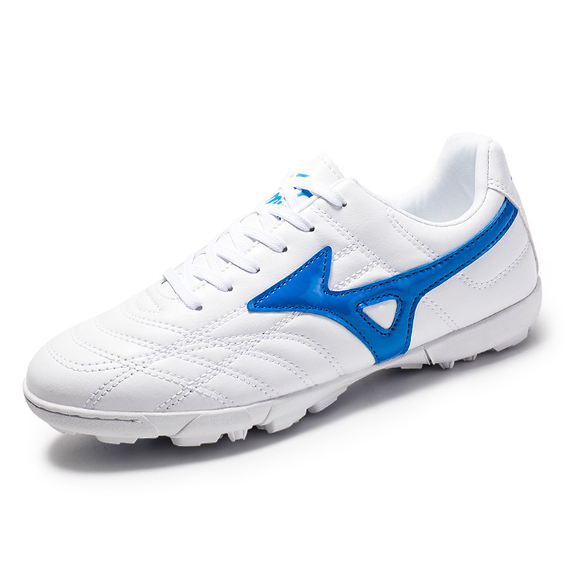 Picture of Cross-border Football Shoes Broken Nails Youth Student Training Shoes Boys and Girls Leather Foot Children's Artificial Grass