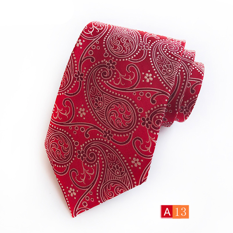 Picture of Source Factory Hot Jacquard Fabric Tie Men's Dress Business Suit Accessories Tie Wholesale