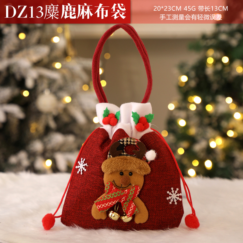 Picture of Christmas Gift Apple Bag Handbag Adult Children Children Christmas Gift Decoration High-end Gift Bag