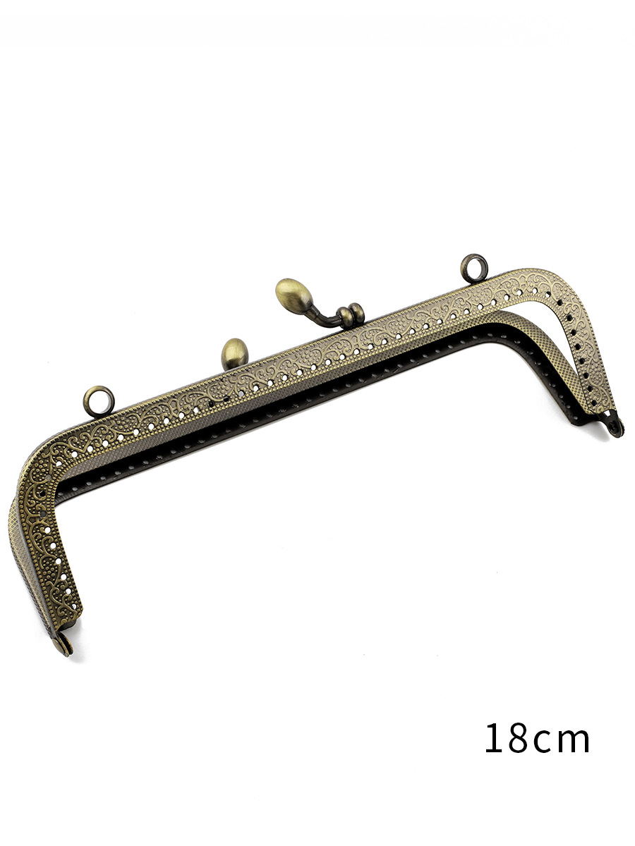 Picture of Small bag accessories mouth gold material square handmade diy coin purse gold mouth accessories hardware