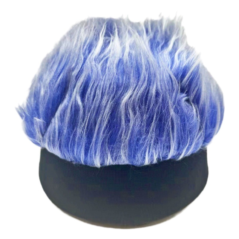 Picture of Cross-border explosions wig hat landlord hat hip-hop hat men's ins women knitted hat Mao Mao hat Southeast Asia hot sale