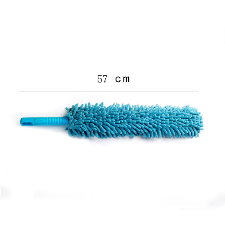 Picture of Chenille double-sided flexible retractable household electrostatic duster desktop household cleaning feather duster wholesale
