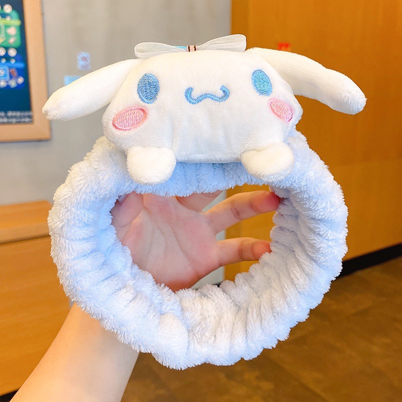 Picture of Special Headband for Face Washing for Women 2025 New Autumn and Winter Cute Bear Headband Hairband Hairpin Hair Accessory Plush Headwear