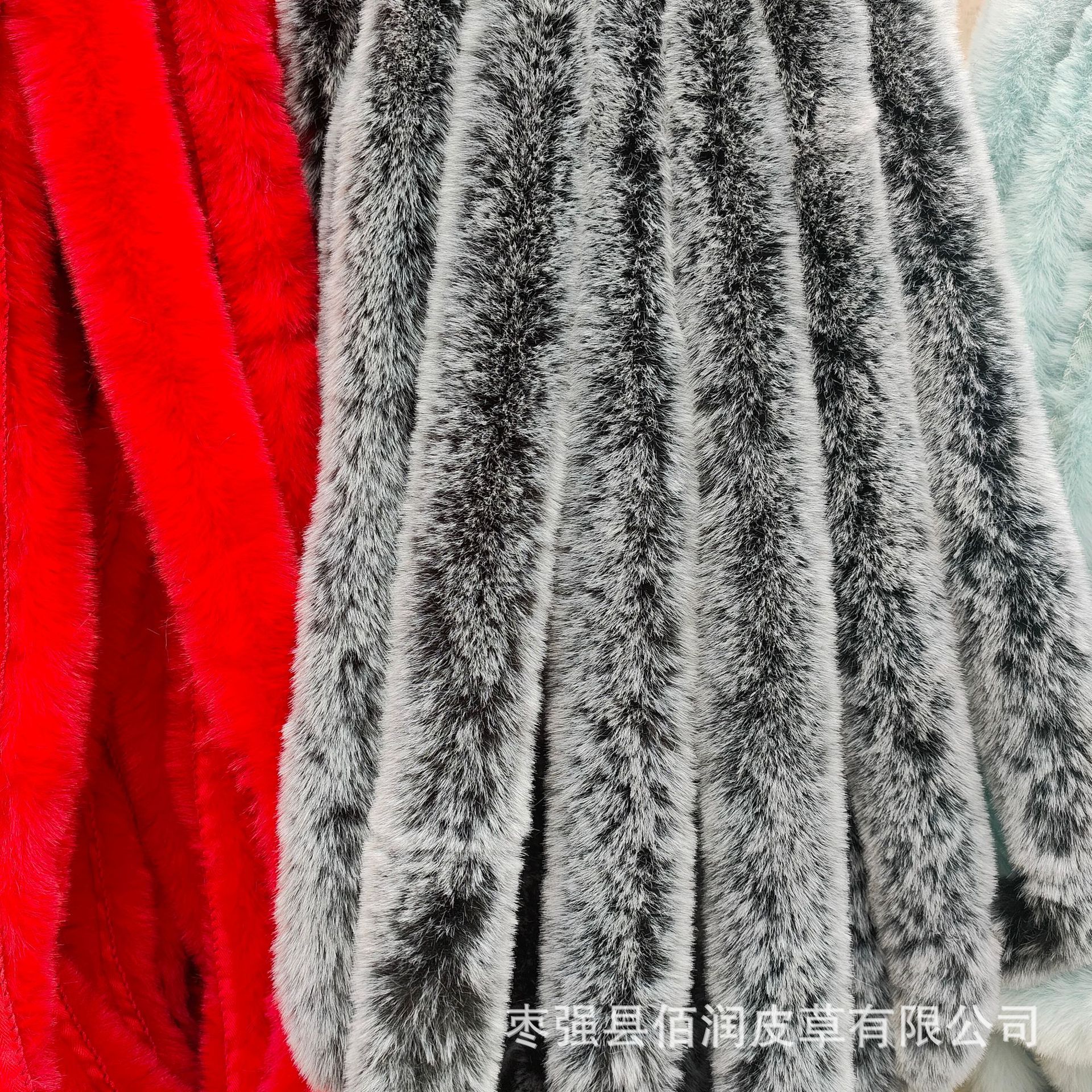 in stock wholesale imitation rex rabbit wool-top Tang clothing Han clothing raw edge diy accessories clothing hat imitation wool large quantity discount