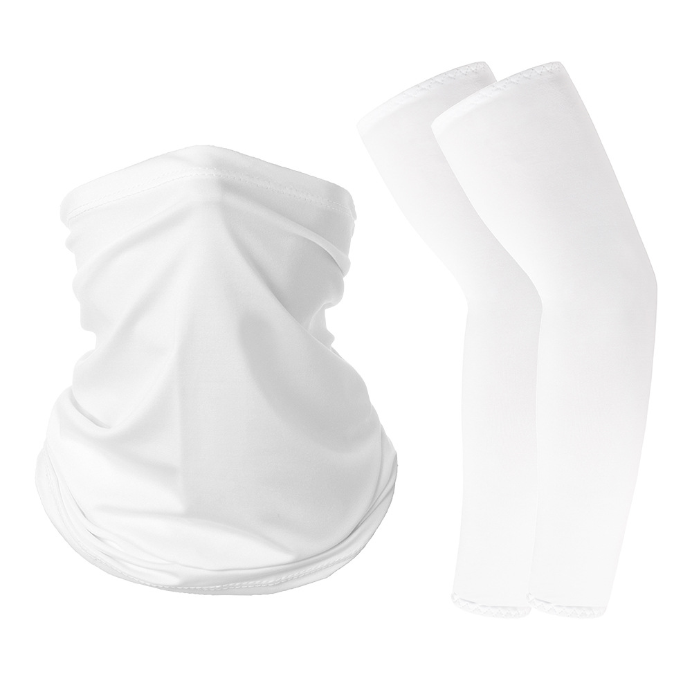 Picture of Ice Silk Sun Protection Sleeves Magic Headscarf Set Summer Sun Protection Cycling Sports Outdoor Equipment Combination Spot Wholesale