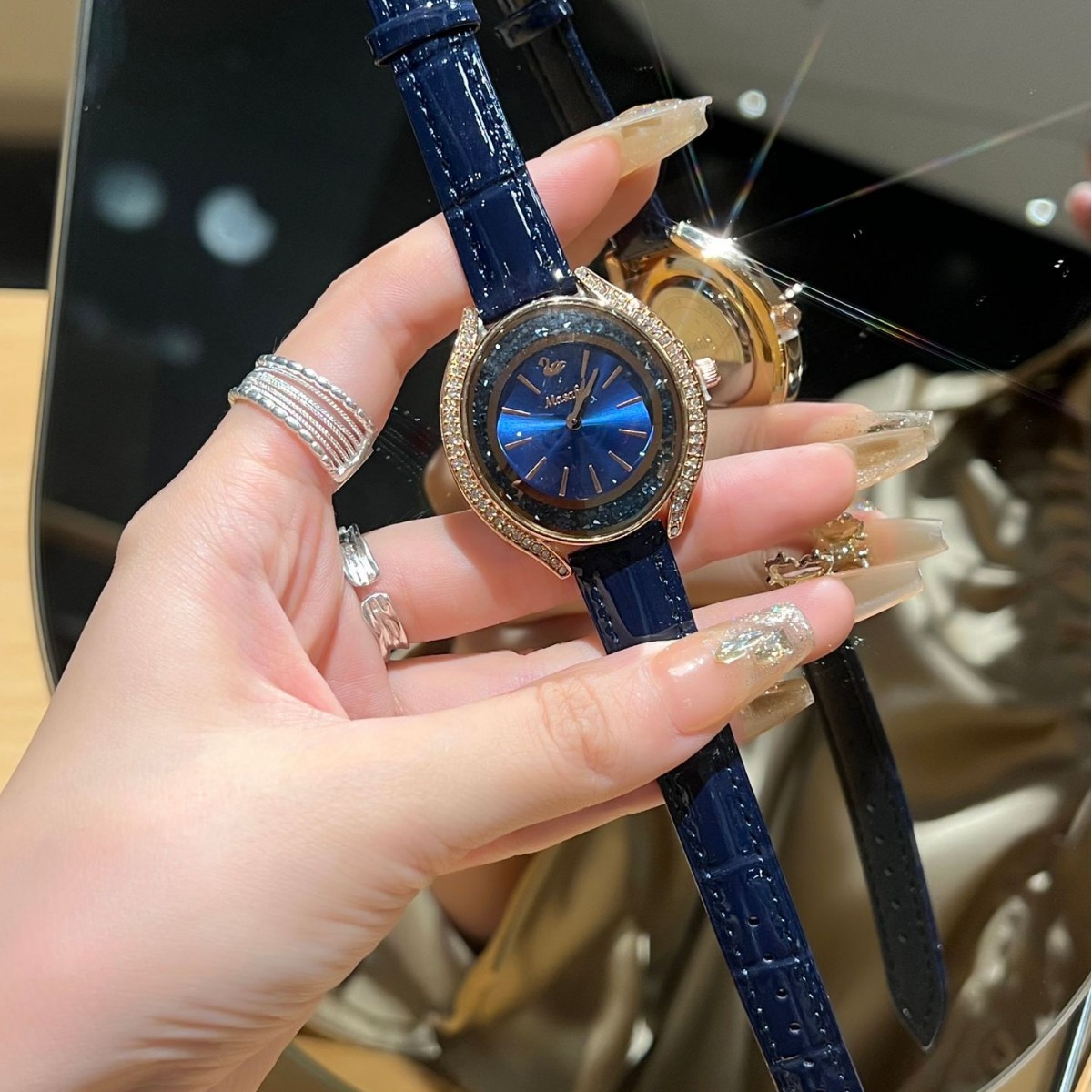 Southeast Asia Shijia Gipsophila Watch Diamond Waterproof Quartz Women's Watch Gift for Girlfriend Swiss Watch Wholesale