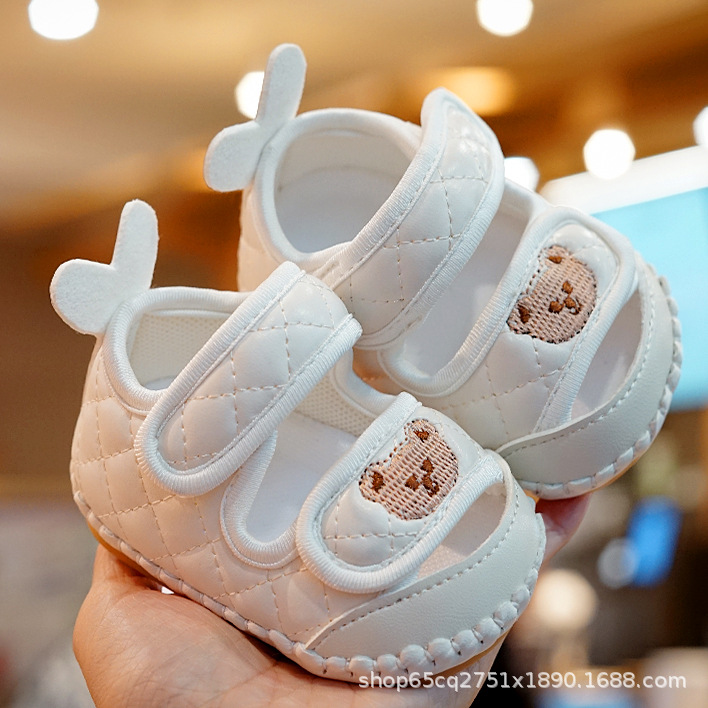 Picture of Baby Shoes Summer Sandals Soft Sole Non-slip Beginner Baby Shoes 0-1 Year Old Toddler Shoes Breathable Anti-drop