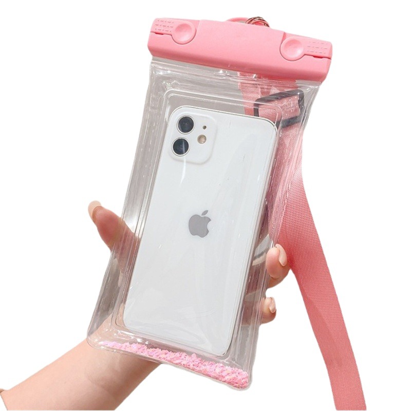 8 waterproof outdoor mobile phone waterproof bag swimming airbag touch screen drifting diving case mobile phone bag custom logo