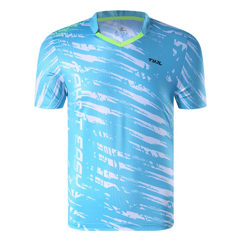 Picture of Group Buying Customized Short-sleeved New Badminton Suit Quick-drying Running Tennis Competition Team Clothes for Men and Women