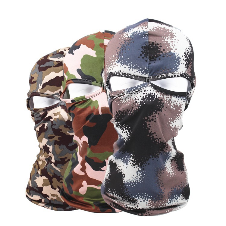 Outdoor Camouflage Headgear Amazon Balafak Hat Windproof Scarf Tactical Riding Headscarf Fishing Mask Face Covering