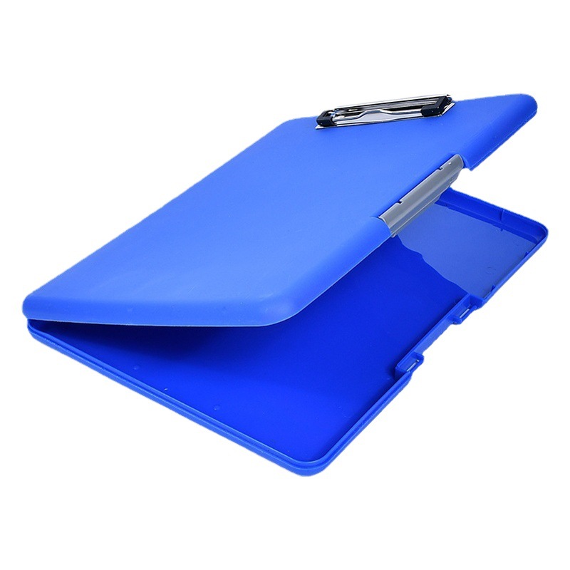 Cross-Border Multifunctional Storage File Clipboard Plastic Board Clip Large Capacity Office Supplies Organizer Box with Logo Printable