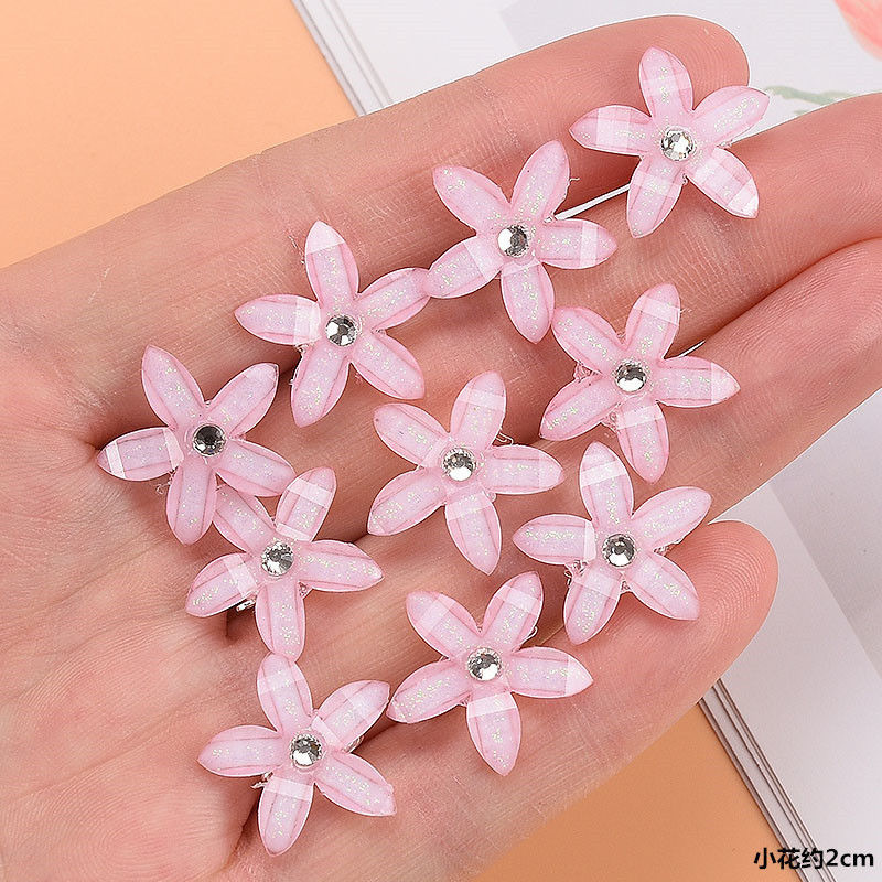 Picture of Children's Flower Small Grab Hair Accessories Girl's Braided Hair Buckle Head Flower Little Girl's Mini Grab Small Hairpin Headwear