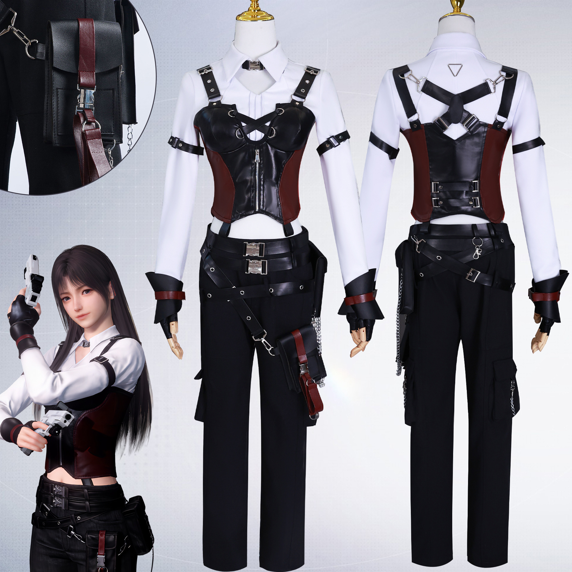 Beishui Business Love Deep Space Lady Hunter Miss cos Clothing Hunter Trousers cosplay Love and Deep Space suit