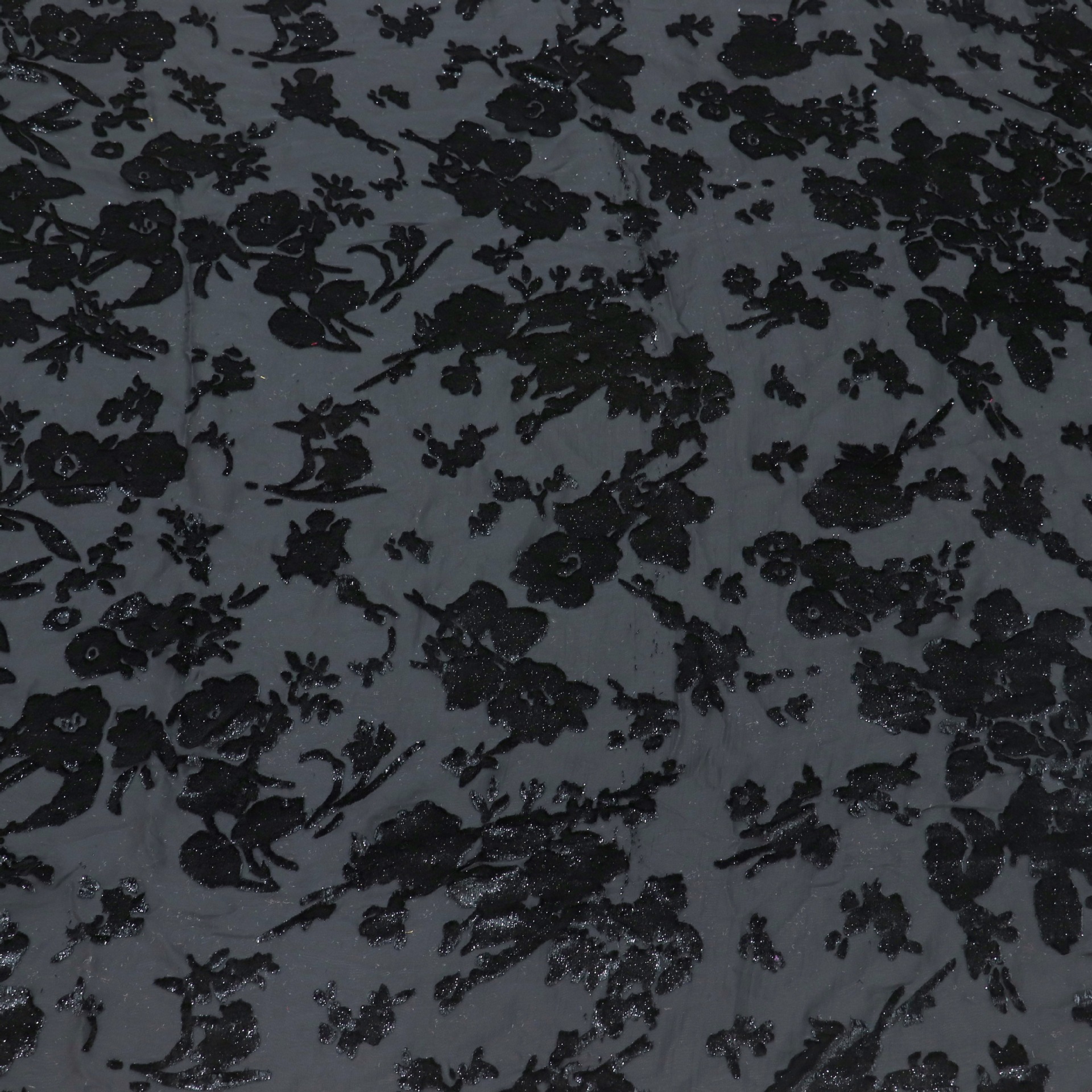 Picture of Factory Wholesale Woven Brocade Viscose Velvet Brocade Polyester Semi-Bright Silk Burnt Flower Velvet Fabric Nightgown Cheongsam Skirt Fabric
