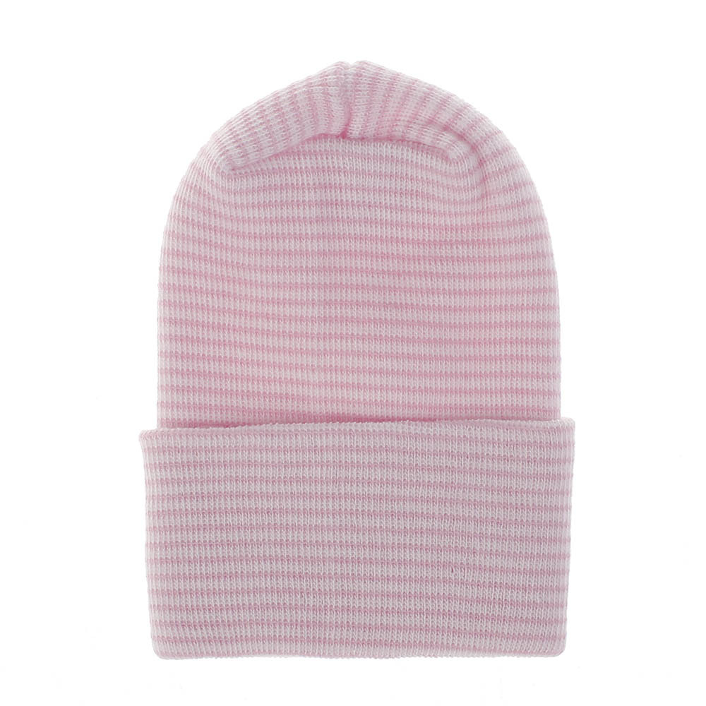 Picture of Double-Layer Thickeneded Warm Baby Hat Winter Fetal Hat Super Soft Material Yarn Baby Knitted Hat Pullover Hat