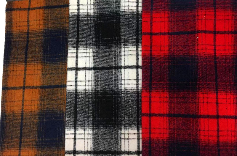 Factory Direct Sales Clothing Woolen Woolen Woolen Tartan Fabric