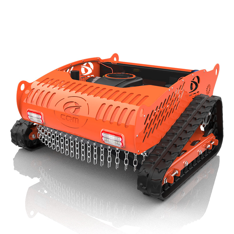 New Remote Control Lawn Mower Manufacturer Direct Sales Crawler Type Household Weed Weeder Orchard Agricultural Grass Shredding Robot