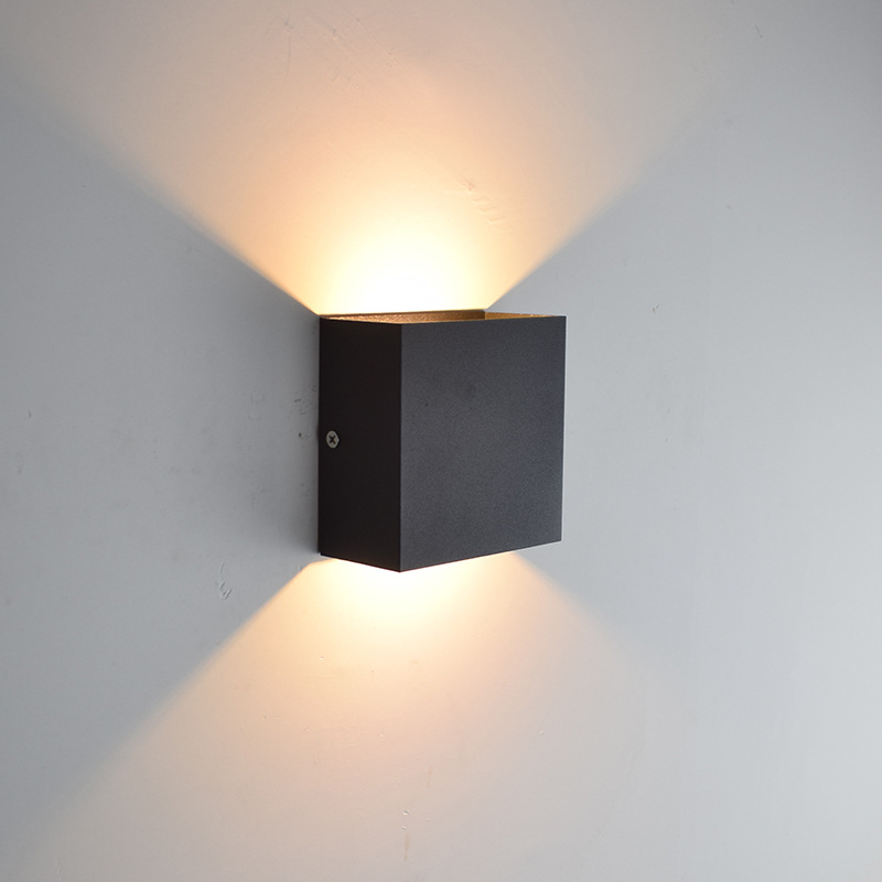 Aliexpress Amazon Thin Led Bedside Dimming Wall Lamp Indoor Aluminum Modern Casual up and down Aisle Lamp