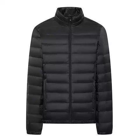 Picture of Men's Down Cotton-padded Jacket 2023 Autumn and Winter New Light and Thin Short Cotton-padded Jacket for Middle-aged Dad Winter Cotton-padded Jacket Coat
