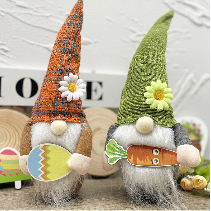 Easter Ornaments Home Decoration Supplies Spring Goblin Nordic Old Man Faceless Doll Mother's Day Gift