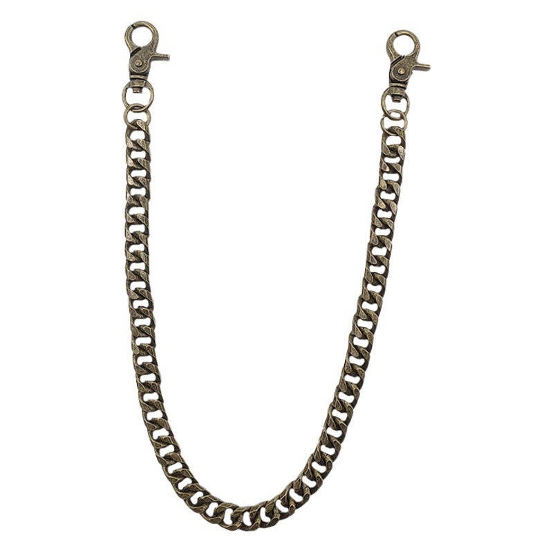 New Arrival Bronze Jeans Trousers Chain Metal Men's Waist Chain Body Chain Decoration Chain Hip Hop Punk Chain Pendant
