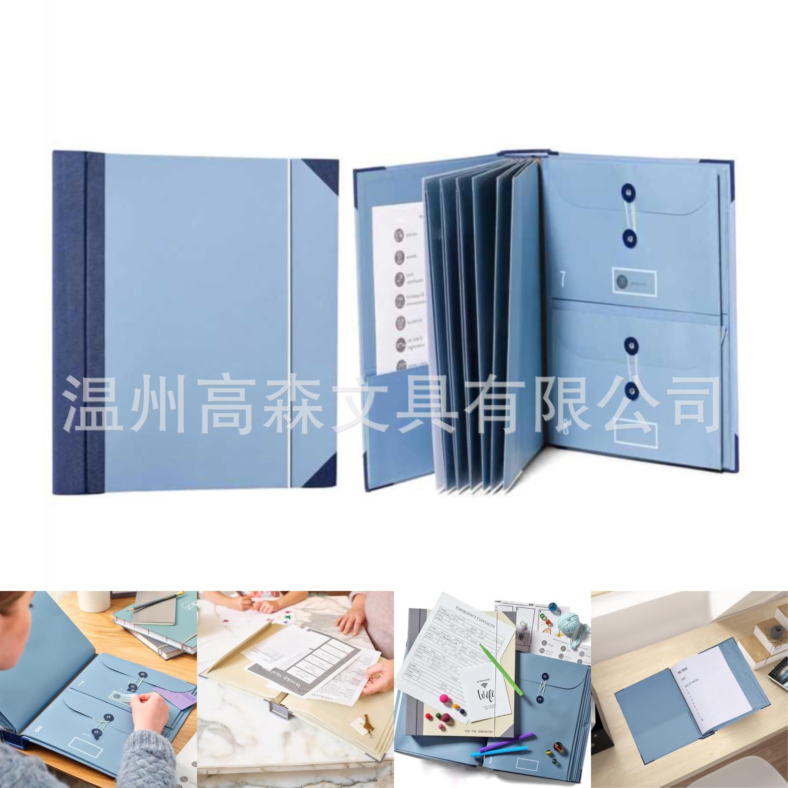 Cross Border In Case I Go Missing Binder Manila Pocket Folder Organ File Bag