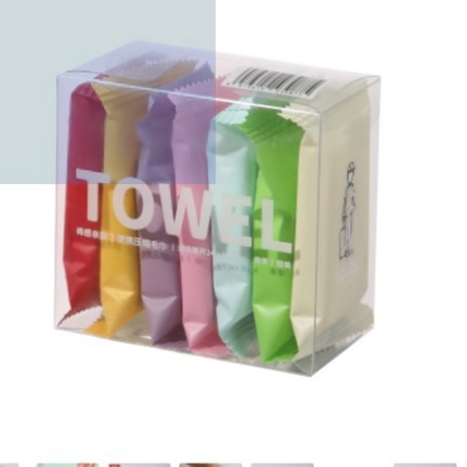 Picture of Portable Compressed Towel for Makeup Removal, Thickened and Enlarged Cotton Travel Independent Color Face Towel