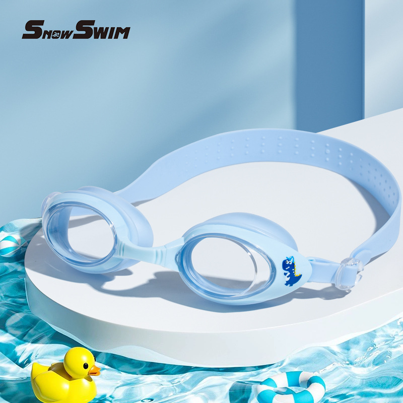 Picture of Children's swimming goggles small frame waterproof anti-fog HD boys and girls professional swimming glasses swimming cap suit diving equipment