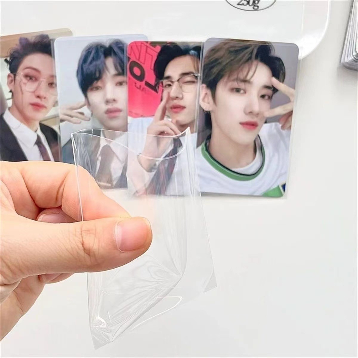 Picture of Pony Polly CPP20 silk card film card set 3 inch 6 inch album small card protective film bag HD transparent 10 silk