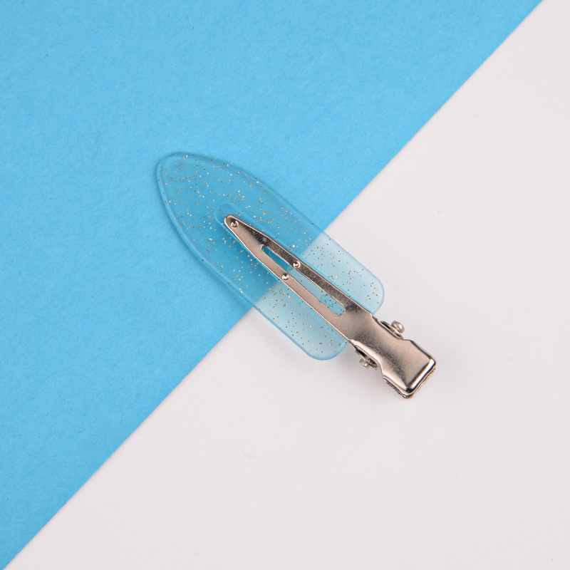 Picture of Korean diy cream clip seamless hairpin summer side hairpin duckbill makeup bangs clip broken hair clip headdress