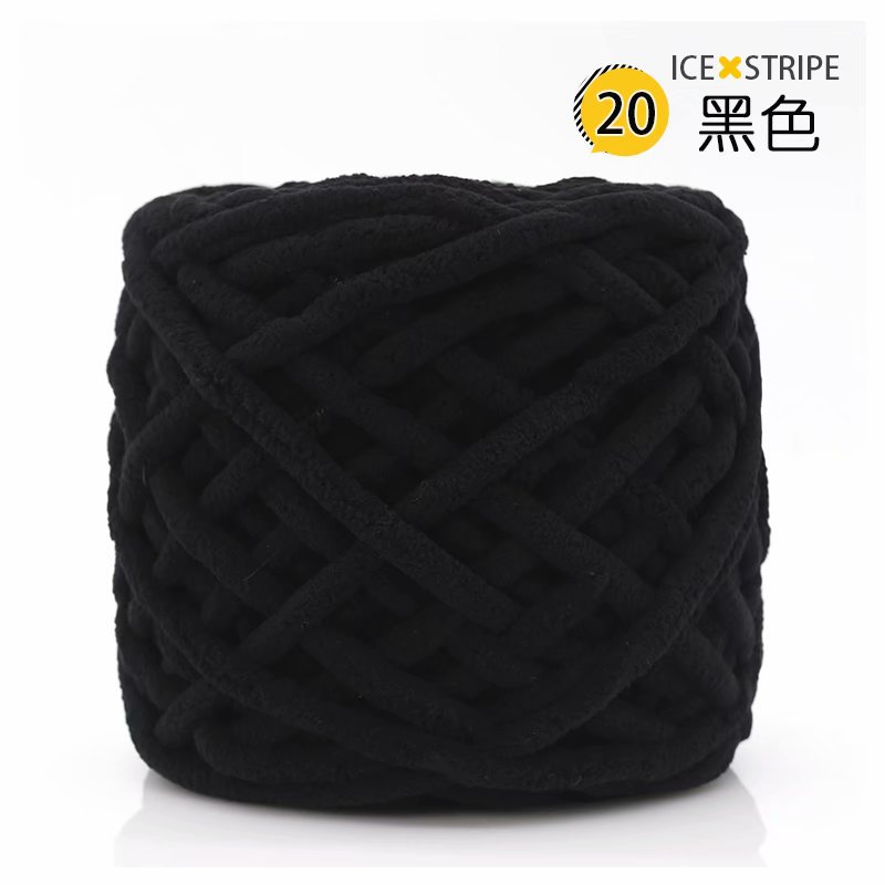 Picture of Ice Strip Thread Single Strand Thick Stick Needle Thread Knitting Blanket Slipper Thread Scarf Hat Scarf Thread Manufacturer Wholesale Worsted