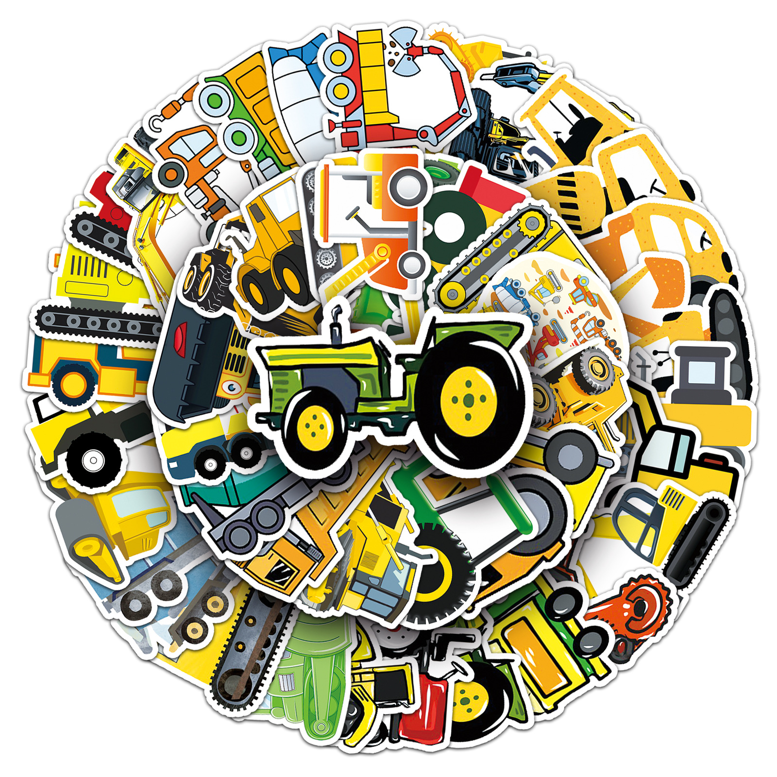 50 works car luggage stickers creative trend graffiti waterproof suitcase laptop decoration stickers