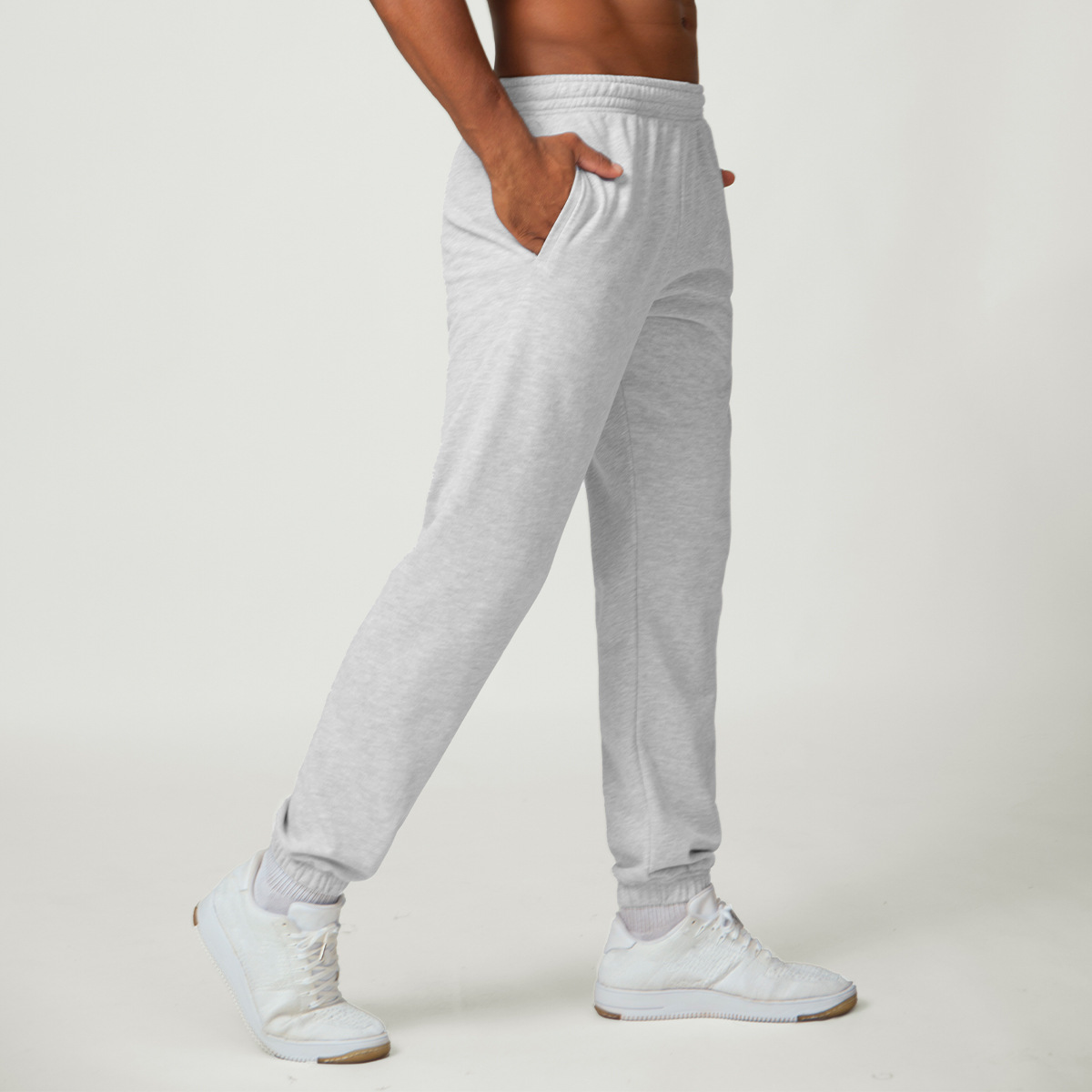 Cross-border men's home leisure sports fitness Joker pants leggings European and American sports pants 1017