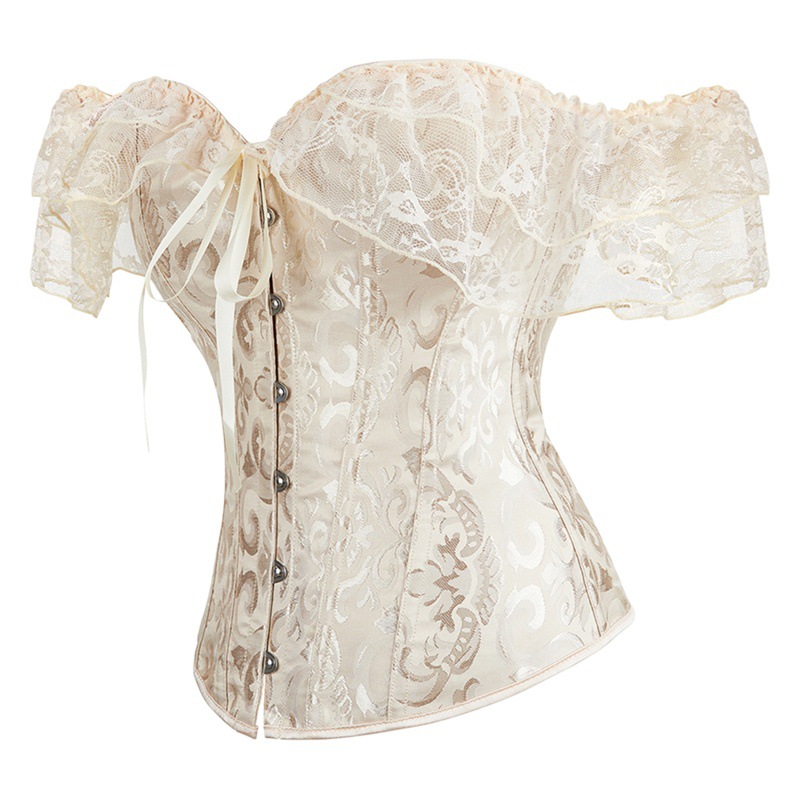 Off-shoulder tube top bridal shapewear sexy palace style fashion Christmas stage performance costume