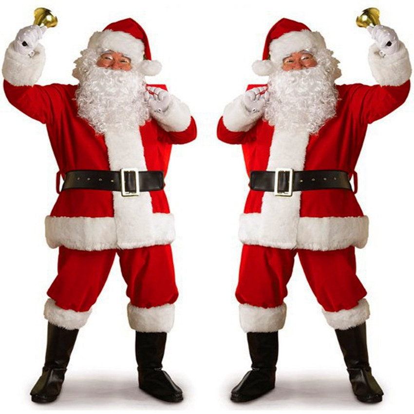 2018 Christmas Costume Santa Claus Costume Adult Male Christmas Eve Children's Performance Costume Wholesale