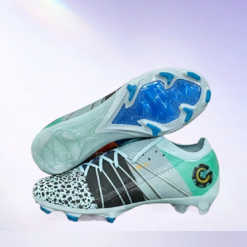 Hot Selling Cross-Border Fg Football Shoes for Men and Women, Low-Cut New Color Assassin 16Th Generation Full Air Cushion Waterproof Knitted Pair Available for Sale