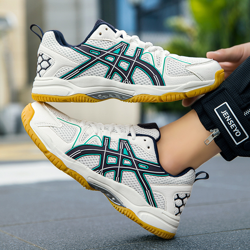New Badminton Shoes Men's Shoes Professional Game Tennis sneaker Breathable Non-slip Beef Sole Volleyball Table Tennis Shoes