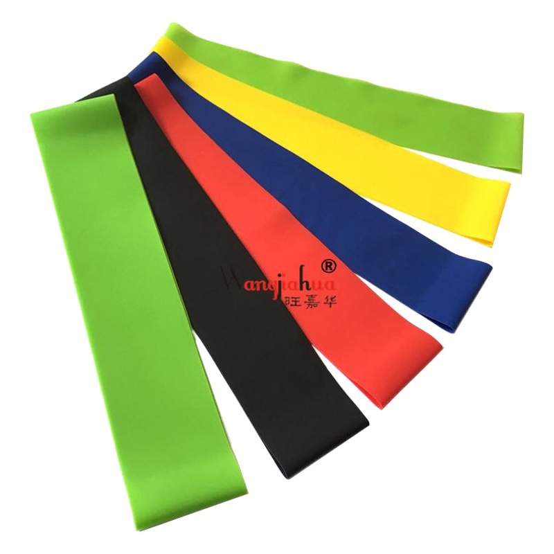Yoga stretch band leg elastic ring resistance ring flat rubber band strength training latex resistance band cross-border supply