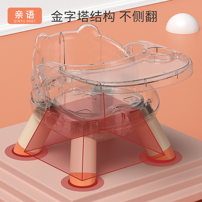 Picture of Children's Dining Chair Baby's Multifunctional Sofa Chair Baby Call Chair Backrest Chair Household Plastic Cartoon Stool Wholesale