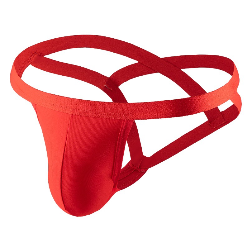 New fanshangke men's a underwear wholesale men's briefs trendy Sexy breathable red double thong