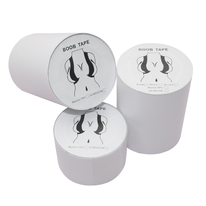 Picture of Cloth Breast Patch, Transparent and Cuttable Sports Bandage, Breathable and Sweat-Proof Adhesive Tape, Invisible and Traceless for Women's Wedding Dress Straps