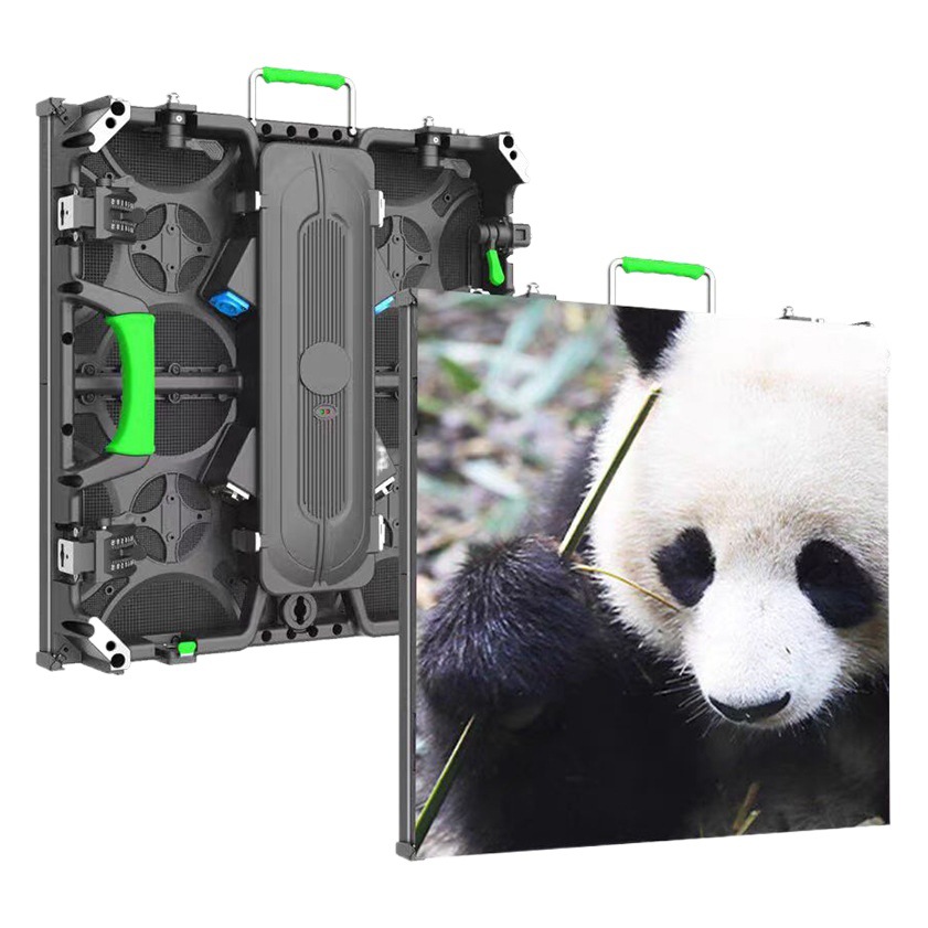 Indoor and outdoor led rental screen stage P3.91 display screen exhibition mobile large screen P2.604 hotel rental screen