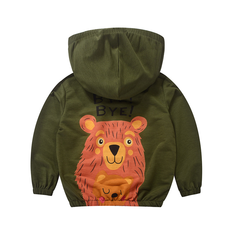 Picture of betop children's clothing new Korean style coat children's sun protection clothing thin Korean style cartoon boys' coat hooded hair generation