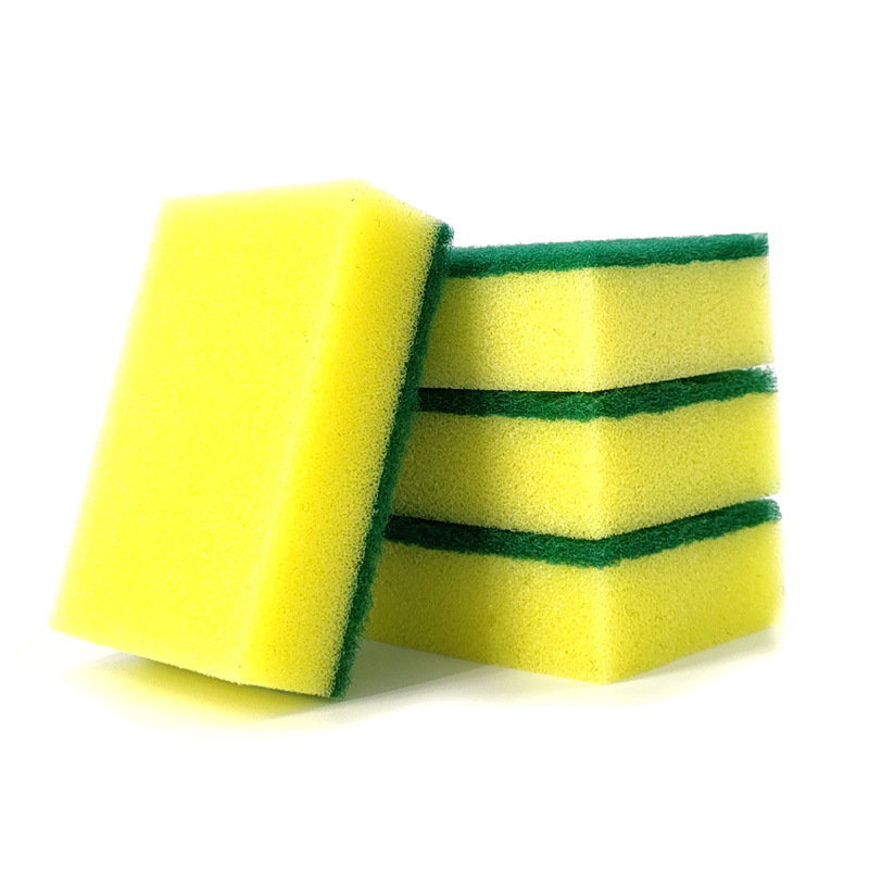 Picture of Dishwashing kitchen brush pot brush bowl artifact scouring pad dish cloth sponge wipe magic wipe factory wholesale two yuan delivery