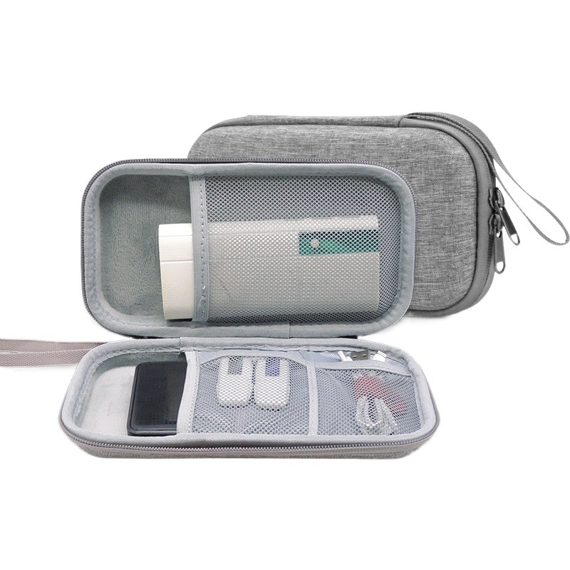 Spot EVA mobile power storage bag charging treasure headset U disk data cable finishing box